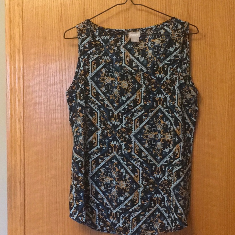 3 for $30. Chicos Chiffon tank top.